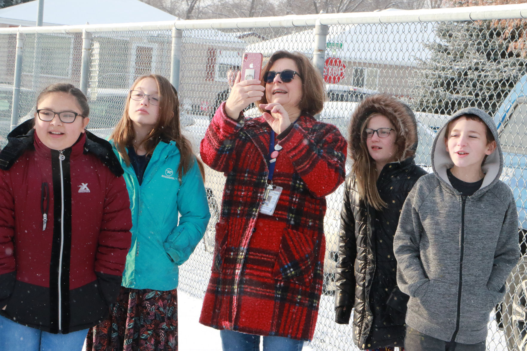 PHOTOS: Weather balloon launch at Lincoln Elementary